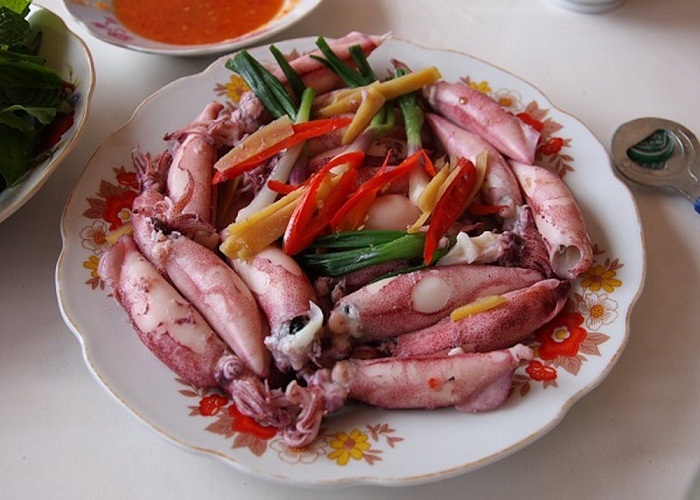 Hải sản thơm ngon ở Nam Du