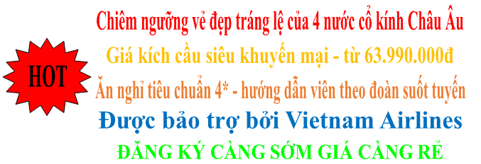 Khuyến mại du lịch Châu Âu