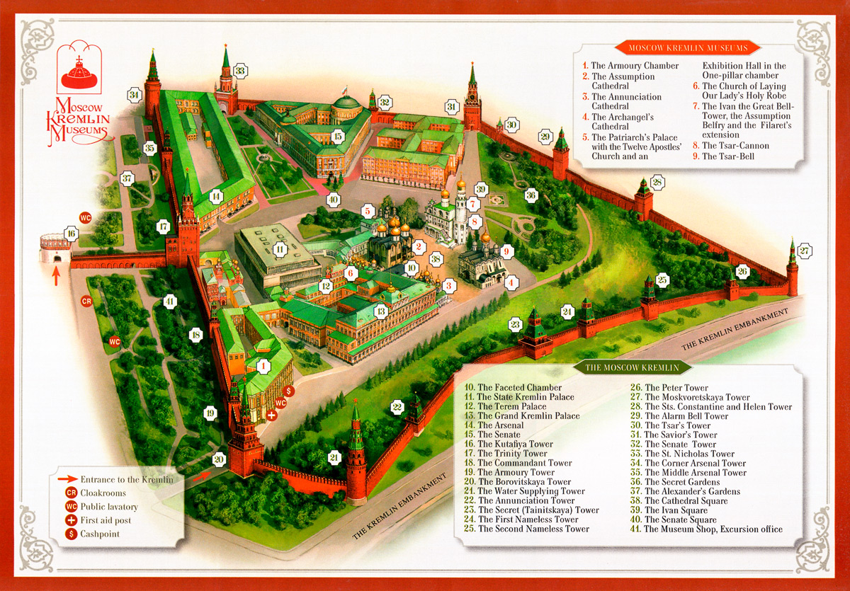 Sơ đồ điện Kremlin, Nga