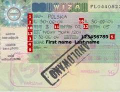 Làm visa đi Ba Lan: Hồ sơ xin thị thực Schengen (C/02)mục đích thăm thân Balan