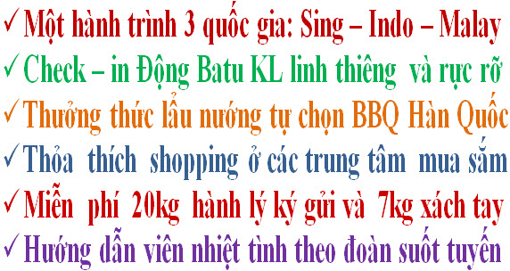 Điểm nổi bật tour liên tuyến