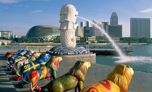 Sư tử - biểu tượng của Singapore