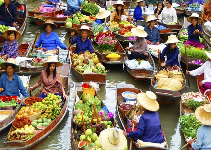 Chợ Nổi Bốn Mùa tại Pattaya 