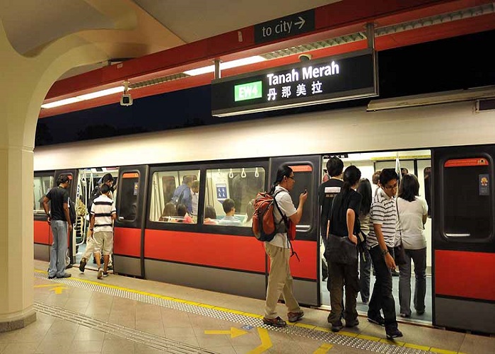 Trải nghiệm hệ thống tàu điện ngầm MRT