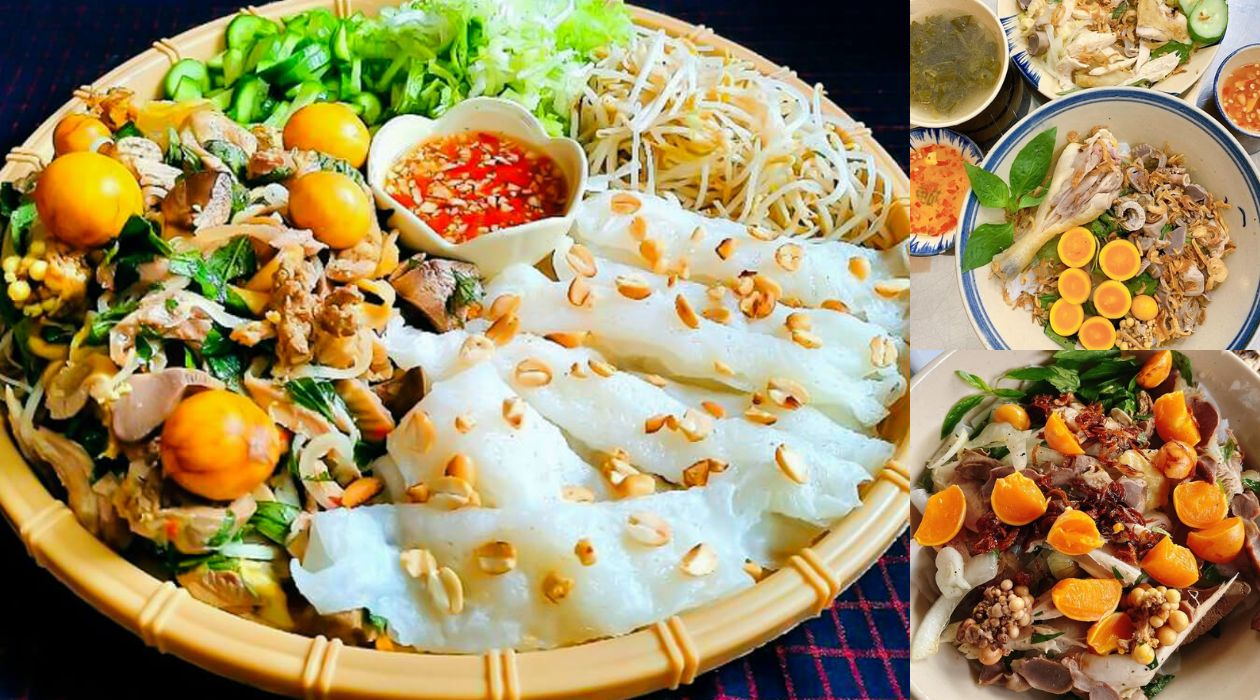 Bánh ướt lòng gà Đà Lạt là món ăn độc đáo và hấp dẫn khó cưỡng.