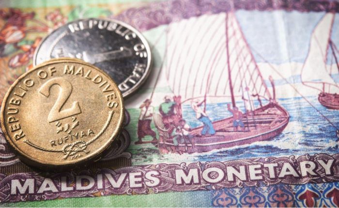 Đồng Rupiah là tiền tệ chính thức ở Maldives