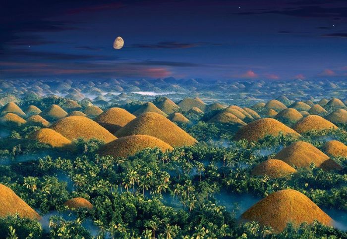 Khung cảnh độc đáo của đồi Socola ở Philippines