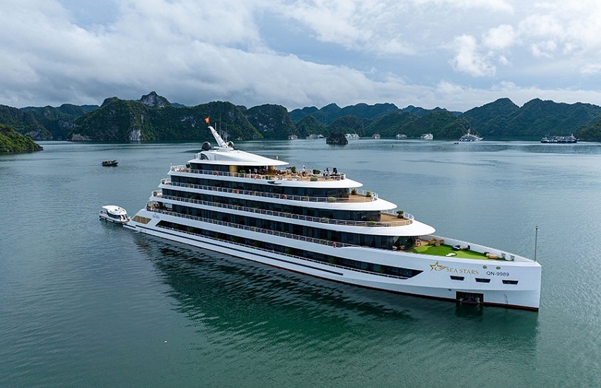 Tour du thuyền 5* Sea Stars 2N1Đ ngủ đêm trên Vịnh Hạ Long
