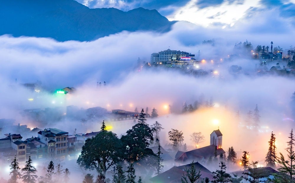 Sapa thành phố mờ xương đầy huyền ảo