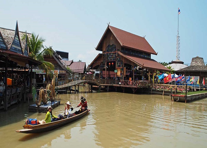  Du Lịch Thái Lan 5N4Đ: HCM - Bangkok - Pattaya - Chợ Nổi - Quần Thể SuanThai Độc Đáo - Trãi Nghiệm Cưỡi Voi, Tặng Massage + Xôi Xoài