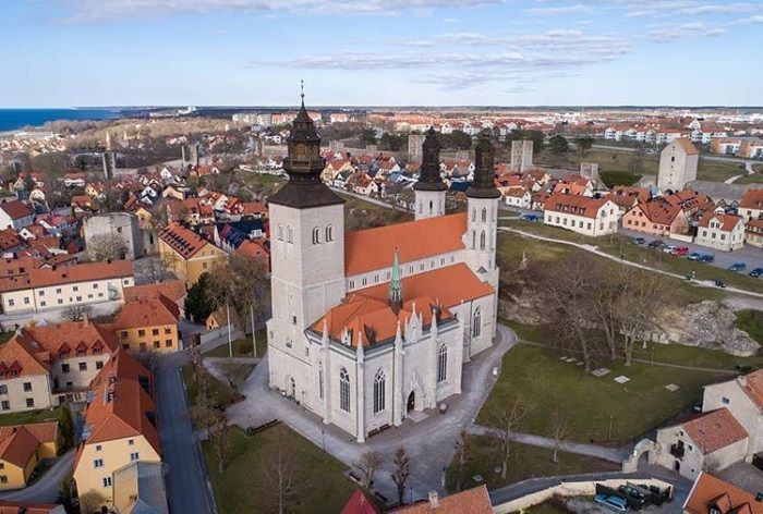 Check in thành cổ Visby