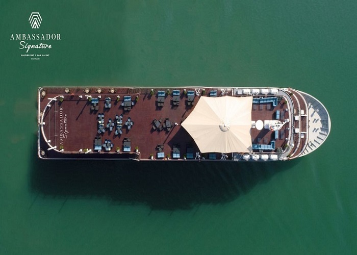 Tour du thuyền 5* Ambassador Signature 2N1Đ ngủ đêm trên Vịnh Hạ Long