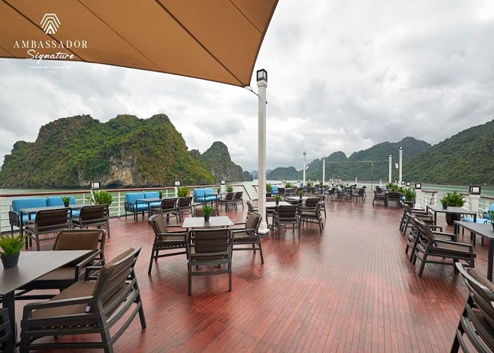 Tour du thuyền 5* Ambassador Signature 2N1Đ ngủ đêm trên Vịnh Hạ Long