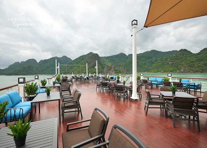 Tour du thuyền 5* Ambassador Signature 2N1Đ ngủ đêm trên Vịnh Hạ Long