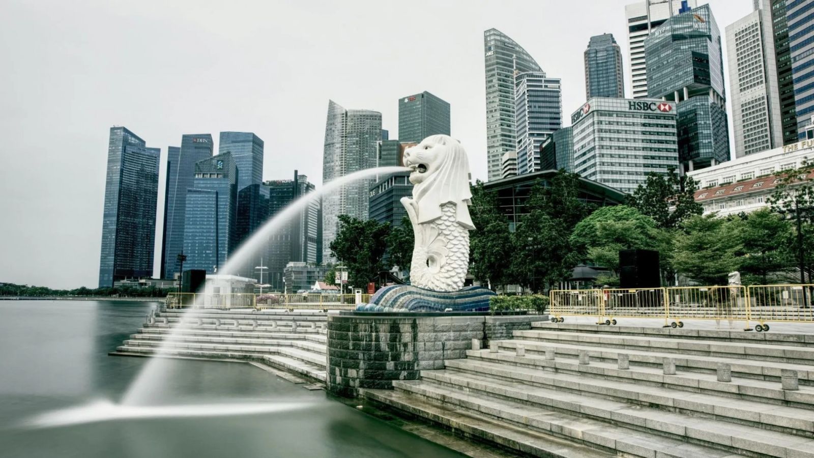 Merlion Park là biểu tượng của Singapore