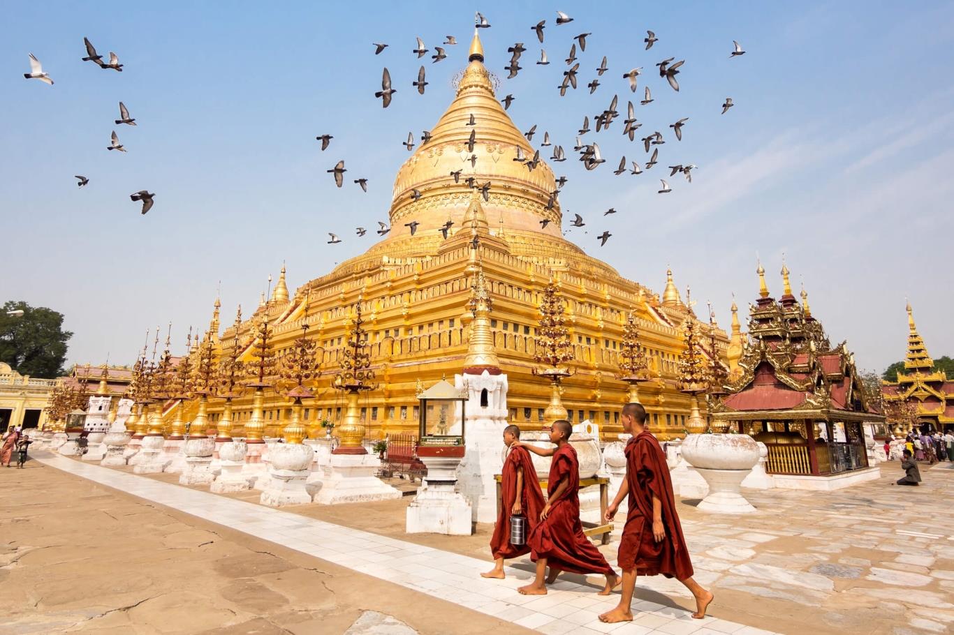 Chùa Shwedagon là một trong những ngôi chùa Phật giáo nổi tiếng nhất thế giới