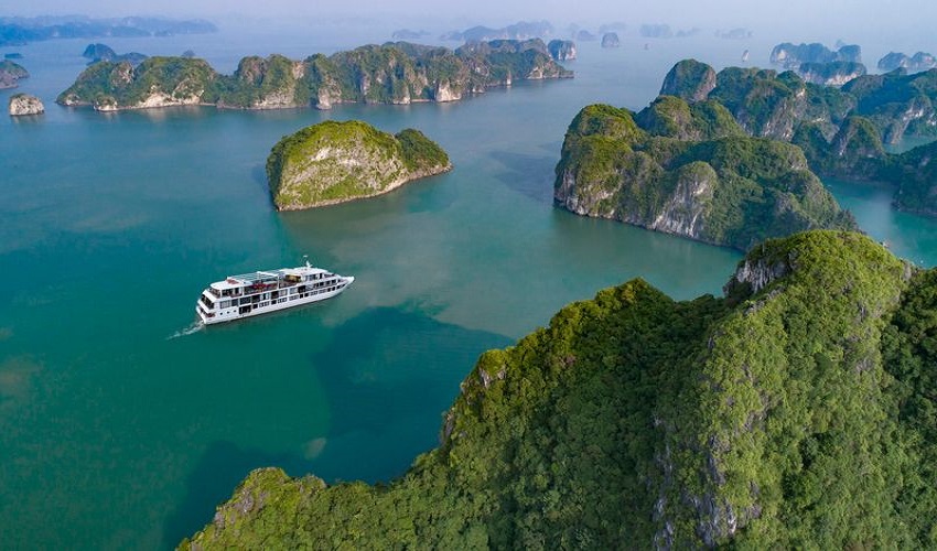 Tour du thuyền 5* Athena Royal 2N1Đ ngủ đêm trên Vịnh Hạ Long
