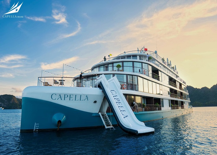 Tour du thuyền 5* Capella 2N1Đ ngủ đêm trên Vịnh Hạ Long