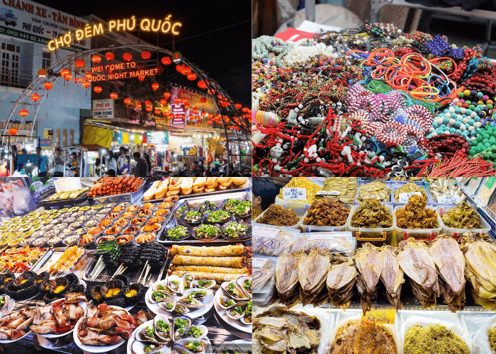Thiên đường ẩm thực trong tour Phú Quốc 4 ngày 3 đêm: Chợ Đêm