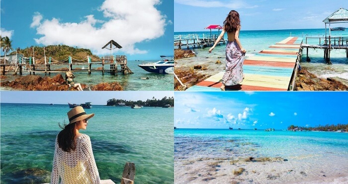 Du khách Tour đảo Nam Du 2 ngày 2 đêm ghé thăm đảo hòn mẩu