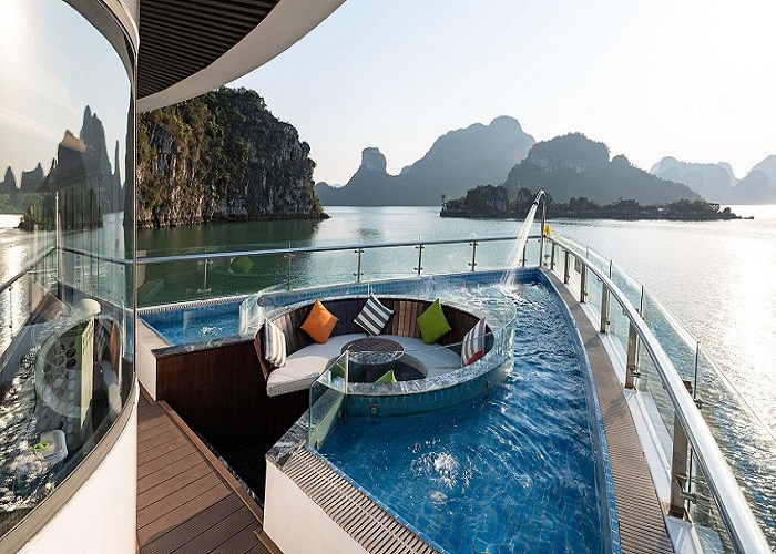 Du thuyền 5* Jade Sails 1 Ngày thăm Vịnh Hạ Long