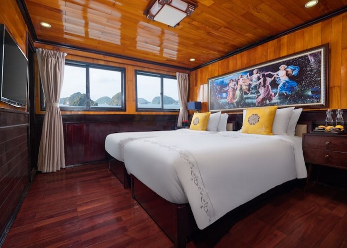 Tour du thuyền 5* Hera Classic Boutique Cruise 2N1Đ ngủ đêm trên Vịnh Hạ Long