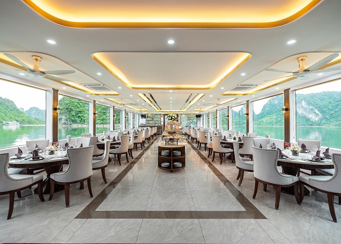 Tour du thuyền 5* Hercules 1N thăm Vịnh Hạ Long