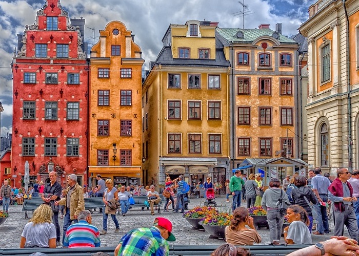 Khu phố cổ Gamla Stan lâu đời
