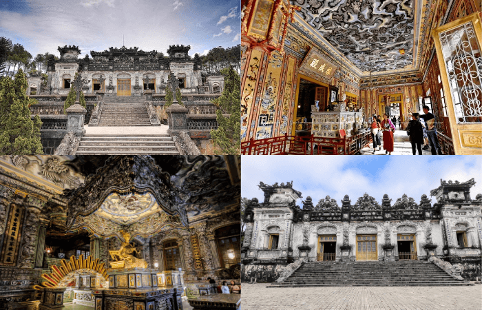 Du khách Tour Đà Nẵng Huế tham quan Lăng Khải Định