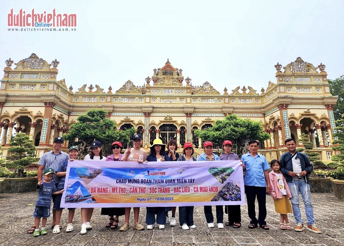 Tour miền Tây 4N3Đ: Từ Đà Nẵng - SB HCM - Mỹ Tho - Cần Thơ - Sóc Trăng - Bạc Liêu - Cà Mau - Đất Mũi - Cần Thơ - Đà Nẵng, Bay Vietjet Air + KS 3*
