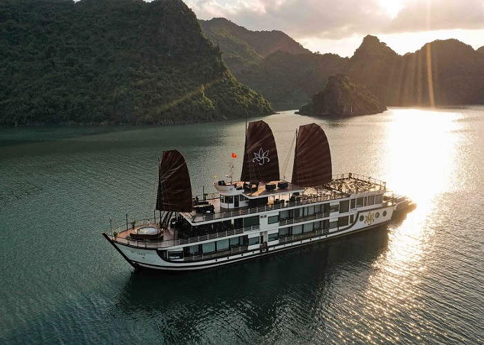 Tour du thuyền 5* Orchid Classic 2N1Đ ngủ đêm trên Vịnh Hạ Long
