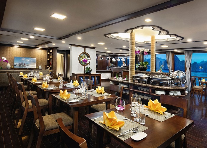 Tour du thuyền 5* Orchid Classic 2N1Đ ngủ đêm trên Vịnh Hạ Long