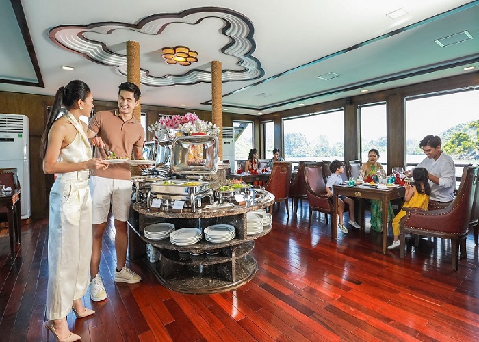 Tour du thuyền 5* Orchid Classic 2N1Đ ngủ đêm trên Vịnh Hạ Long