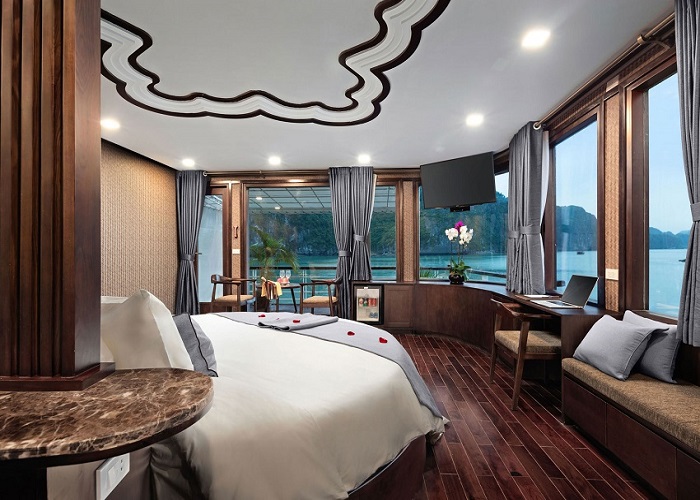 Tour du thuyền 5* Orchid Classic 2N1Đ ngủ đêm trên Vịnh Hạ Long