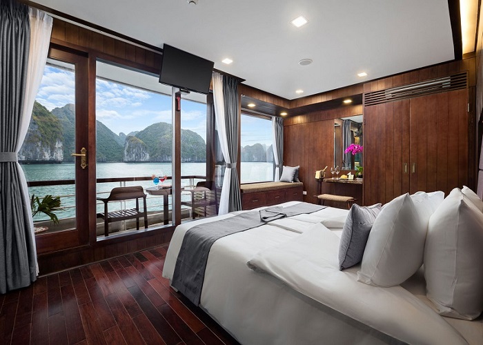 Tour du thuyền 5* Orchid Classic 2N1Đ ngủ đêm trên Vịnh Hạ Long