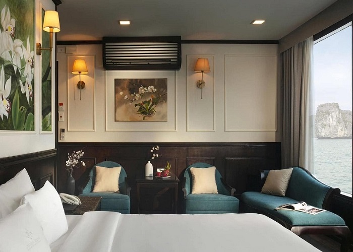 Tour du thuyền 5* Orchid Trendy 2N1Đ ngủ đêm trên Vịnh Hạ Long