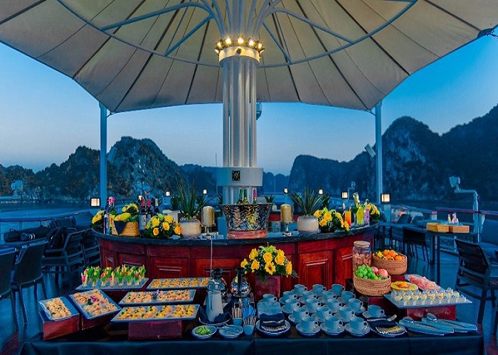 Tour du thuyền 5* Paradise Grand 2N1Đ ngủ đêm trên Vịnh Hạ Long