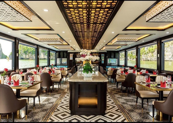 Tour du thuyền 5* Queen 1N thăm Vịnh Hạ Long