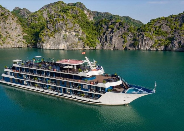 Tour du thuyền 5* Rosy 2N1Đ ngủ đêm trên Vịnh Hạ Long