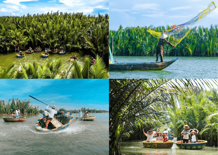 Đến với tour Hà Nội Đà Nẵng 4 ngày 3 đêm, du khách sẽ được thả mình giữa thiên nhiên rừng dừa xanh mát