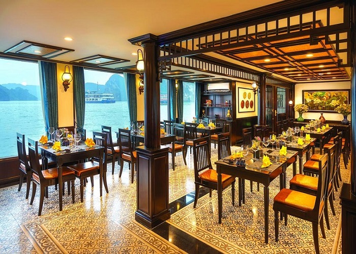 Tour du thuyền 5* Sena Cruises 2N1Đ ngủ đêm trên Vịnh Hạ Long