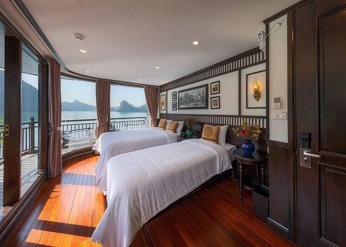 Tour du thuyền 5* Sena Cruises 2N1Đ ngủ đêm trên Vịnh Hạ Long