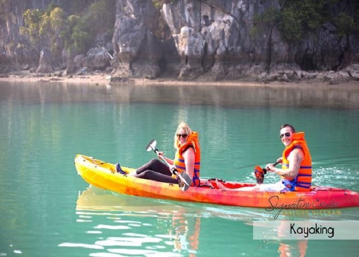 Tour du thuyền 5* Signature Cruise 2N1Đ ngủ đêm trên Vịnh Hạ Long