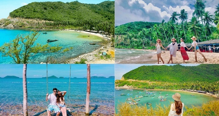 Du khách Tour đảo Nam Du 2 ngày 2 đêm check-in tại Nam Du