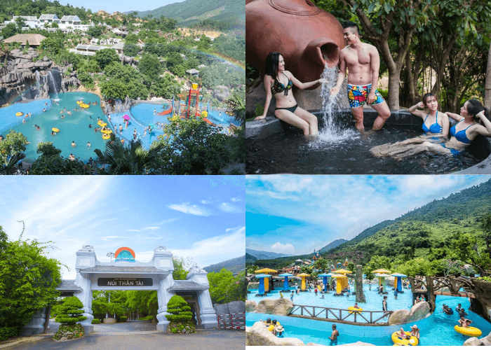 Suối khoáng nóng núi Thần trong tour Hà Nội Đà Nẵng 4 ngày 3 đêm 