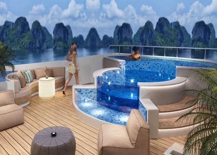 Tour du thuyền 5* Symphony 1N thăm Vịnh Hạ Long