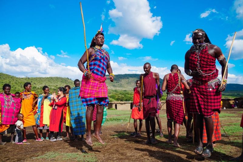 Masai Mara không chỉ có nhiều động vật hoang dã mà còn có các tộc người thiểu số