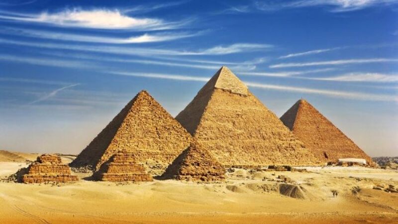 Check in kim tự tháp Giza cổ đại