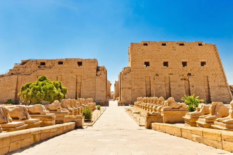 Kiến trúc độc đáo ở đền Karnak 