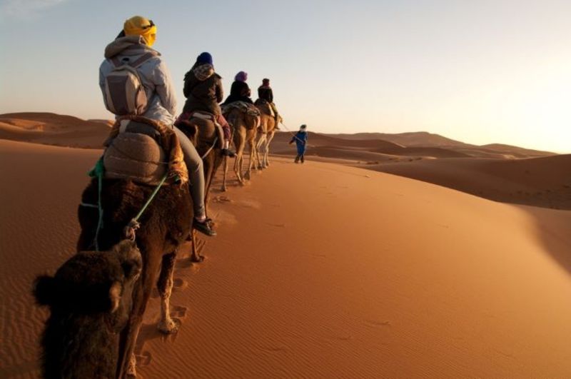 Sa mạc Sahara mang đến những trải nghiệm rất thú vị khi bạn tời Maroc du lịch 